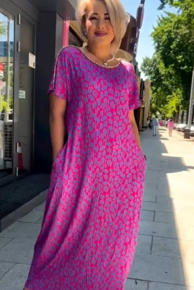 💖 2024 Moda plus dimensiunea rochii florale - ✨Eleganța este atât de simplă