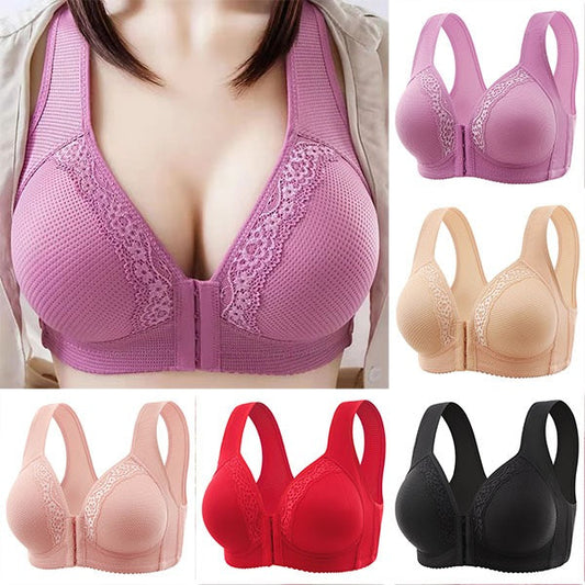 【🔥Cumpără 1, primește 1 gratuit】💖Buton frontal Gathering Plus Dimensiune lenjerie de corp
