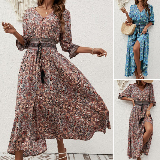 【S-XL】🌺Γυναικείο φόρεμα σε μποέμ στυλ