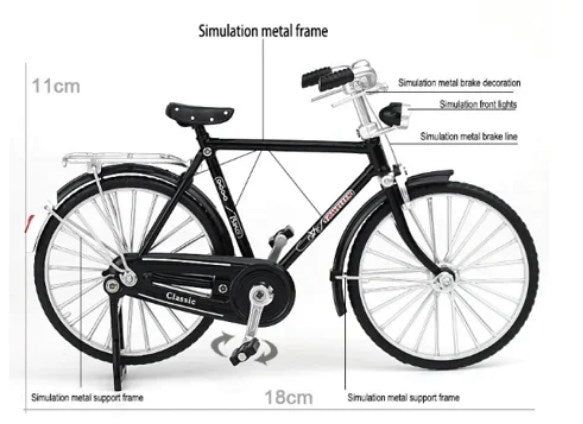 【✨2025 Ultimul model】🚴Model de jucărie al unei biciclete care poate fi asamblată