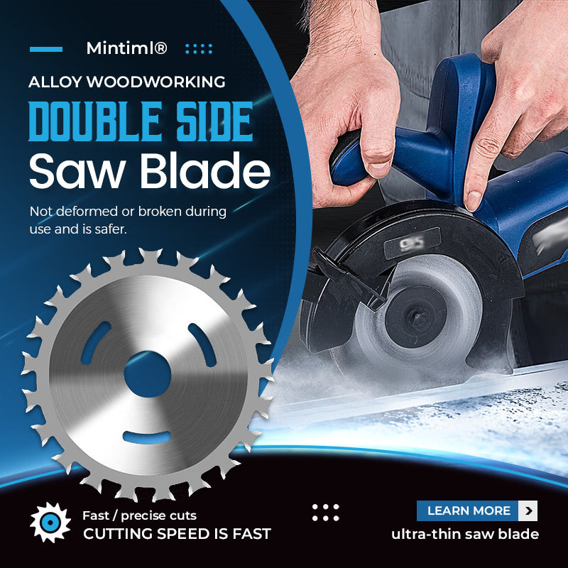 🔥Cumpărați 1 obțineți 1 gratuit⚡Aliaj de prelucrare a lemnului dublu Side Saw Blade