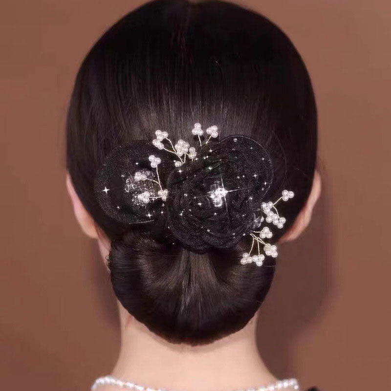 ✨Cumpărați 1 și primiți 1 gratuit🌸Floral hair bun pentru femei