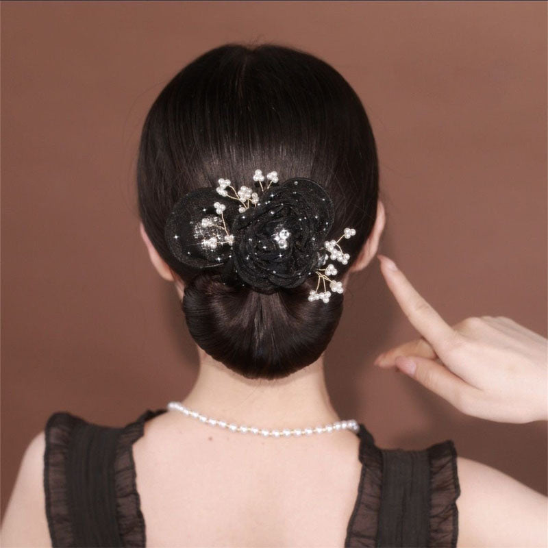 ✨Cumpărați 1 și primiți 1 gratuit🌸Floral hair bun pentru femei