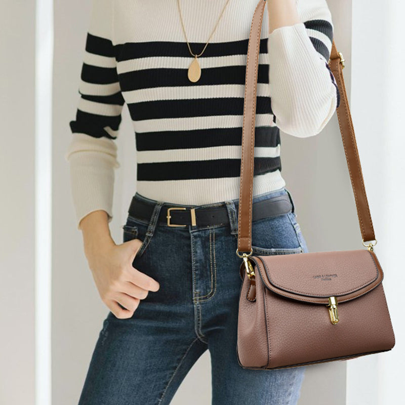 ✨2024 Produse noi👜Culoare solidă femei Elegant Crossbody sac