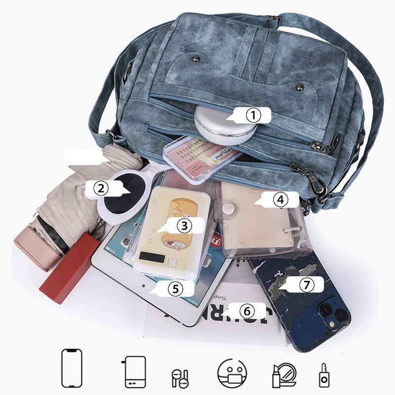 💖2024 Produse noi👜Retro capacitate mare umăr Crossbody Sac