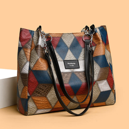 【🎊Promovarea produselor noi 30% Off】🌈Pungă Tote Patchwork pentru femei