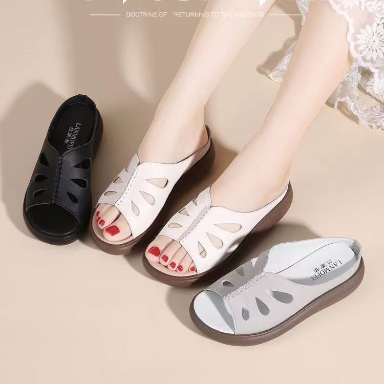 【💗2024 Produse noi】👡Femeii Elegant Hollow Out Papuci de casă