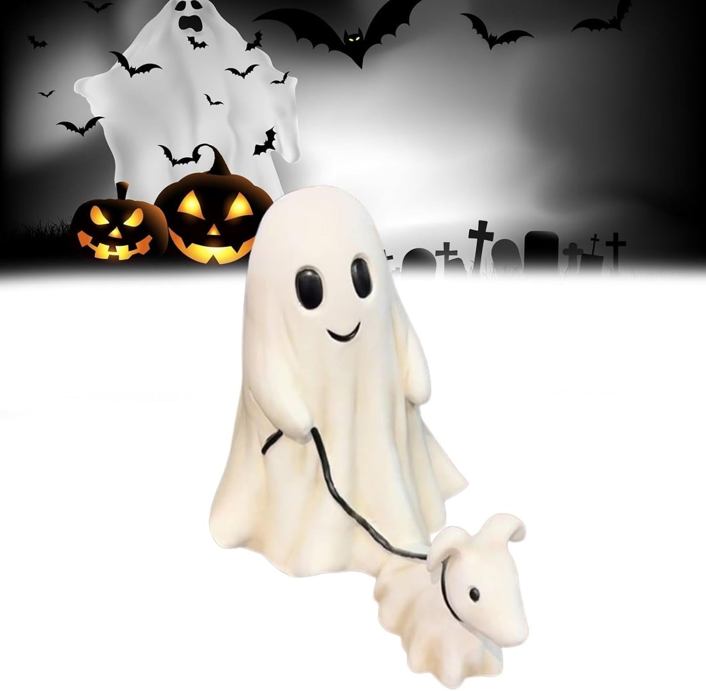 😍Decor super drăguț👻Ornament fantomă de Halloween