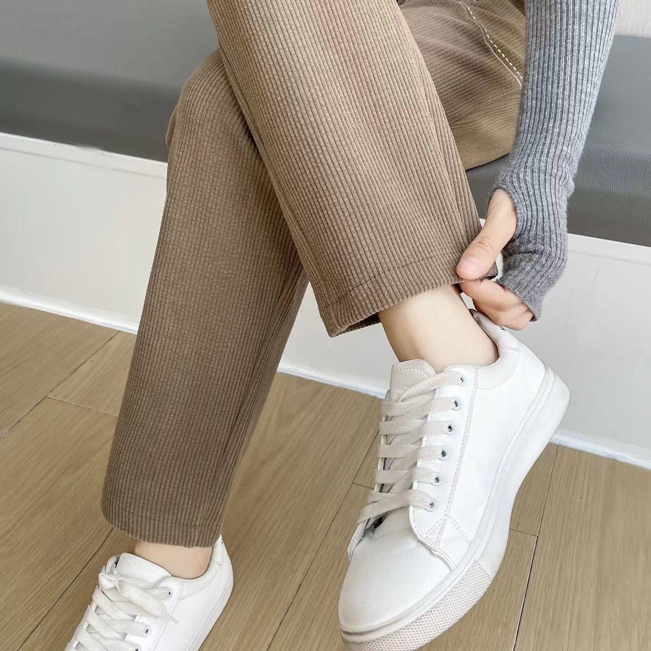 【✨2024 Produse noi】👖Pantaloni casual cu talie înaltă și picior drept