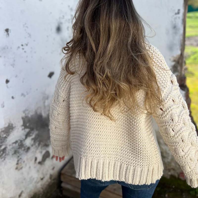 【✨2024 Produse noi】🌈Cardigan tricotat de culoare solidă