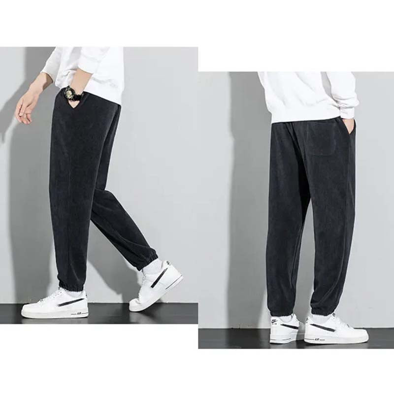 【🔥Cald și confortabil】👖Pantaloni casual din catifea pentru bărbați