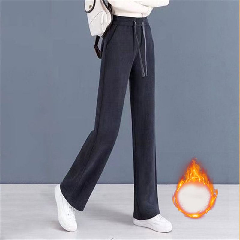 【🔥Adio frigului】👖Pantaloni cu picior lat din catifea Corduroy