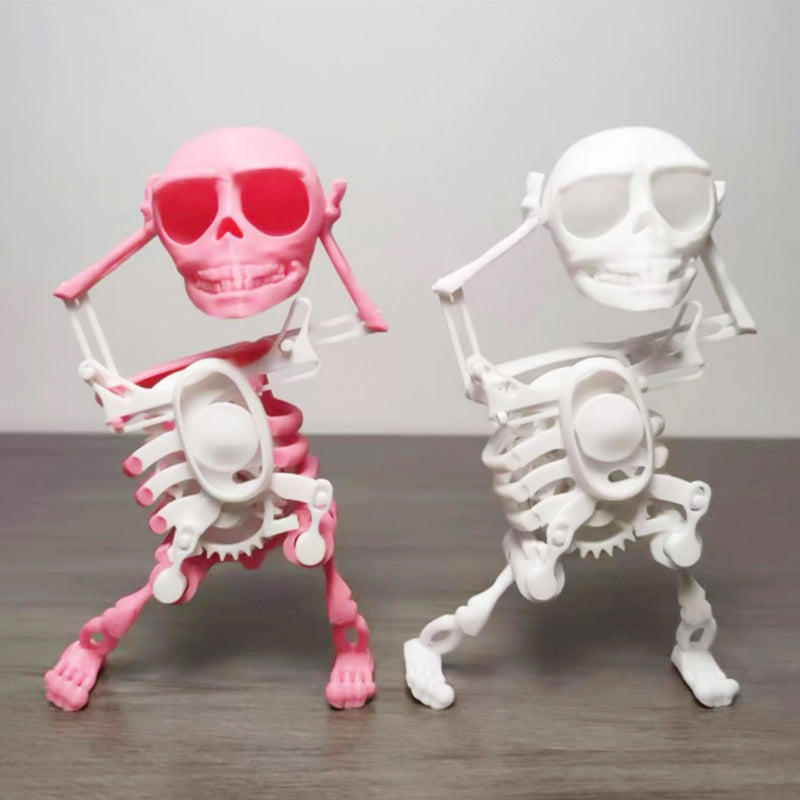 【🎁Cadoul perfect】😍3D imprimate Dancing schelet decorare jucărie