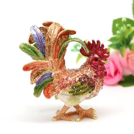 【💞Cadoul perfect】🐓Metal email Craft Lucky Rooster Bijuterii