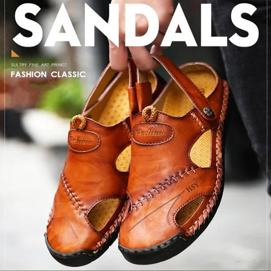 【EU 38-48】✨Sandale casual din piele pentru bărbați