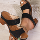 【EU 36-43】👡Sandale Wedge confortabile pentru femei