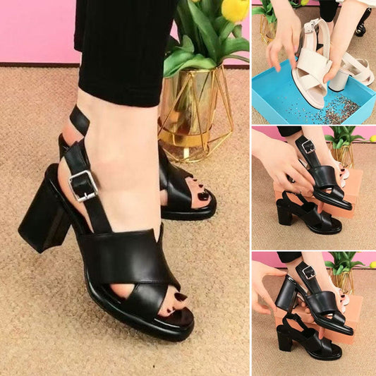 【EU 34-39】👡Sandale pentru femei cu vârf deschis și toc înalt