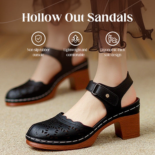 【EU 36-43】👠Sandale elegante pentru femei cu degete rotunde și gol
