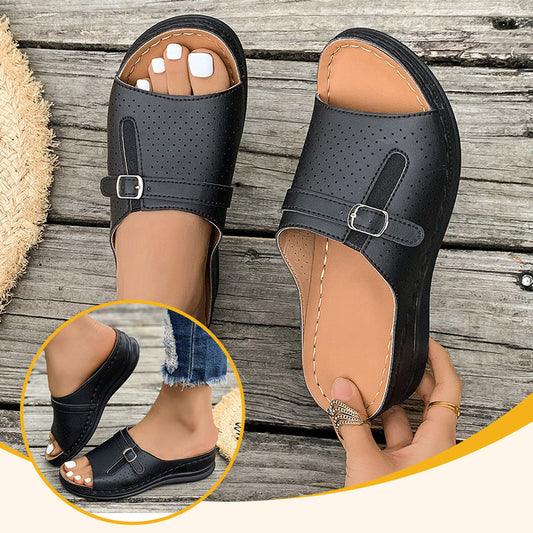 【EU 36-44】🏖️Sandale de plajă confortabile pentru femei, cu degete deschise