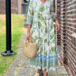 【M-3XL】💐Rochie lungă cu imprimeu modern
