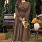 【L-4XL】👗Πουά φόρεμα με μακριά μανίκια