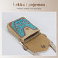 👜Boho Chic Μικρή ψάθινη τσάντα με χάντρες