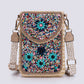 👜Boho Chic Μικρή ψάθινη τσάντα με χάντρες