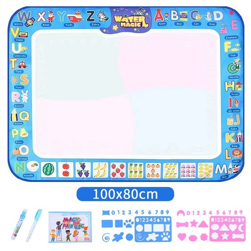 🎄Vânzare de iarnă 40% off🎁Water Doodle Mat ,Aqua Painting Drawing Mat Mess Free Learning Toy Mat