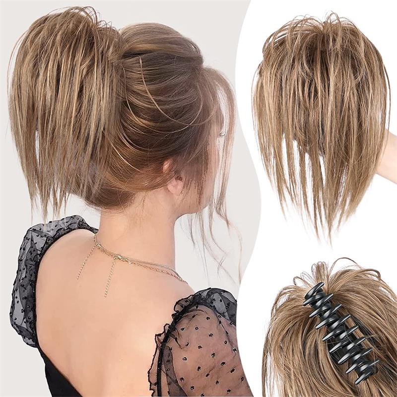 🥳Anul Nou de vânzare 40% off🔥Messy Ponytail Clip prelungește părul