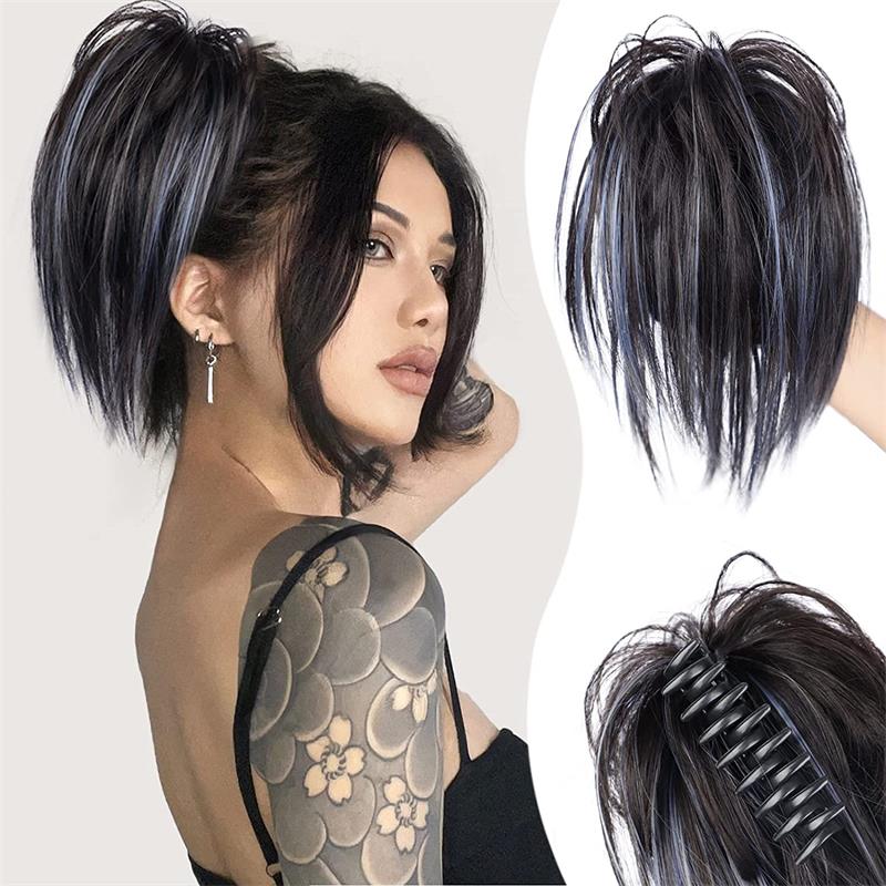 🥳Anul Nou de vânzare 40% off🔥Messy Ponytail Clip prelungește părul