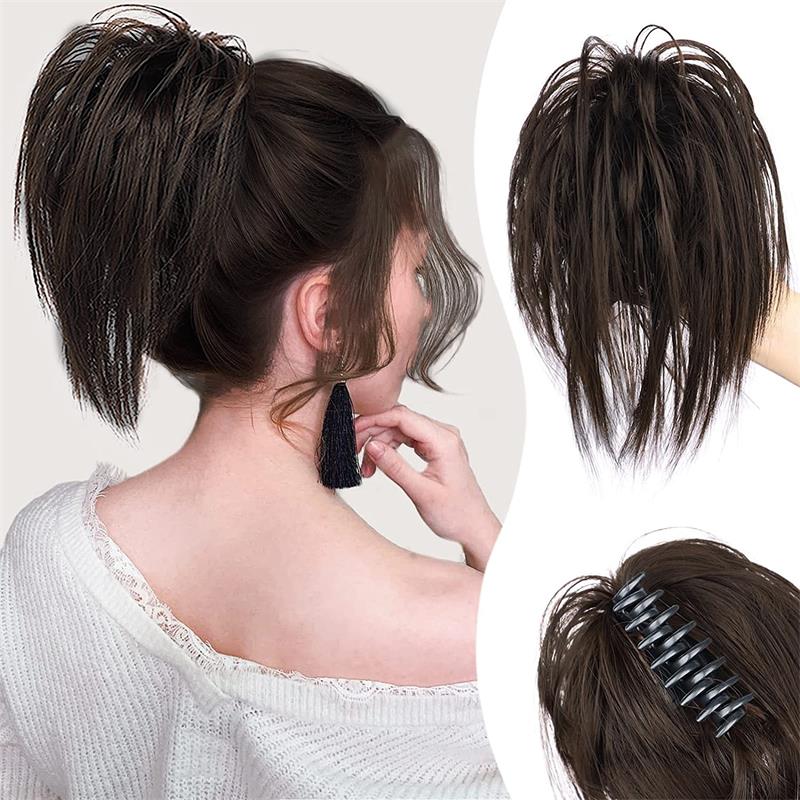 🥳Anul Nou de vânzare 40% off🔥Messy Ponytail Clip prelungește părul