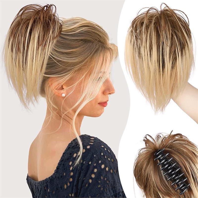 🥳Anul Nou de vânzare 40% off🔥Messy Ponytail Clip prelungește părul