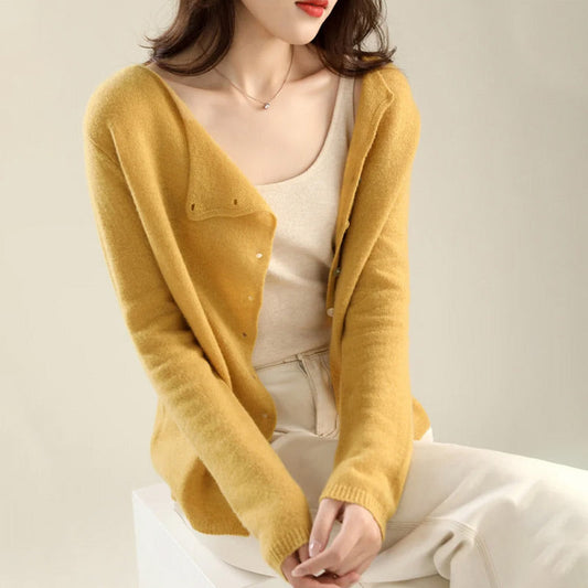 2023 New Wool Knit Cardigan din lână