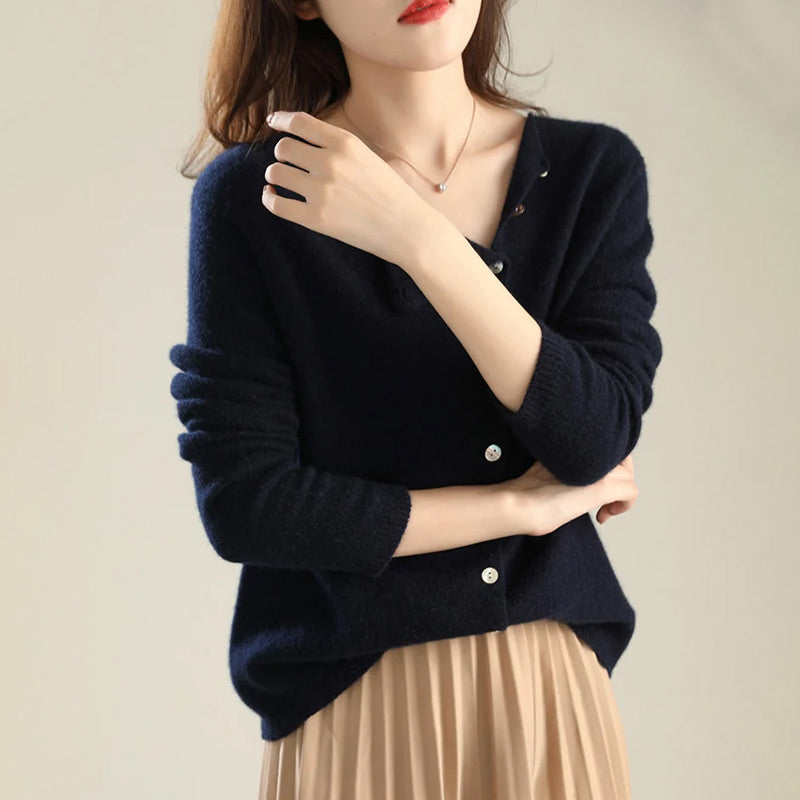 2023 New Wool Knit Cardigan din lână