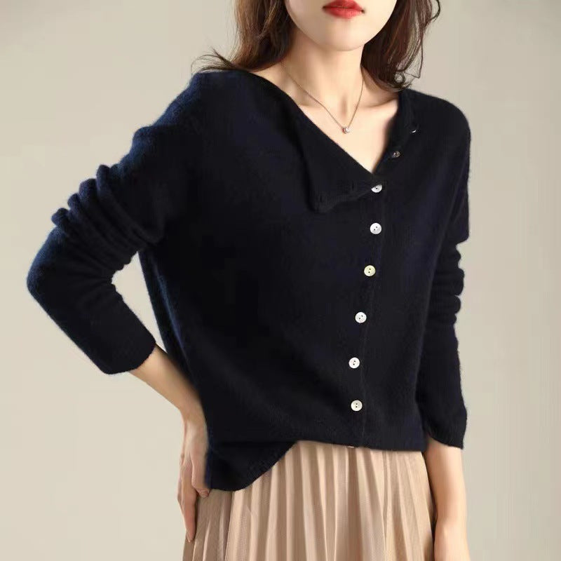 2023 New Wool Knit Cardigan din lână