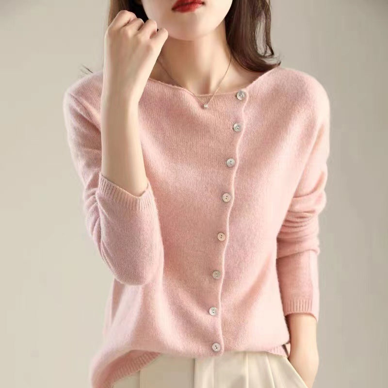 2023 New Wool Knit Cardigan din lână