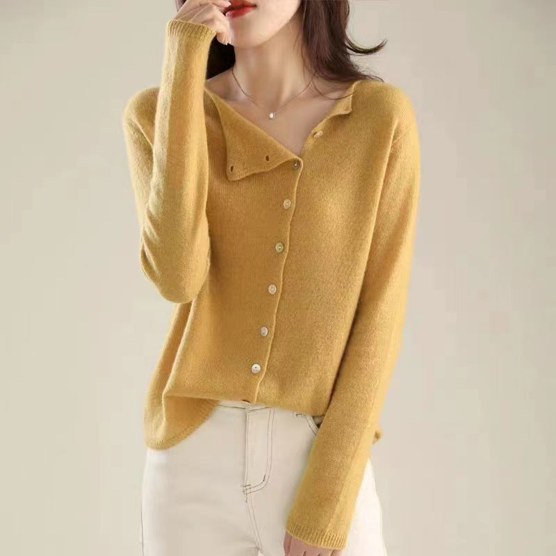 2023 New Wool Knit Cardigan din lână