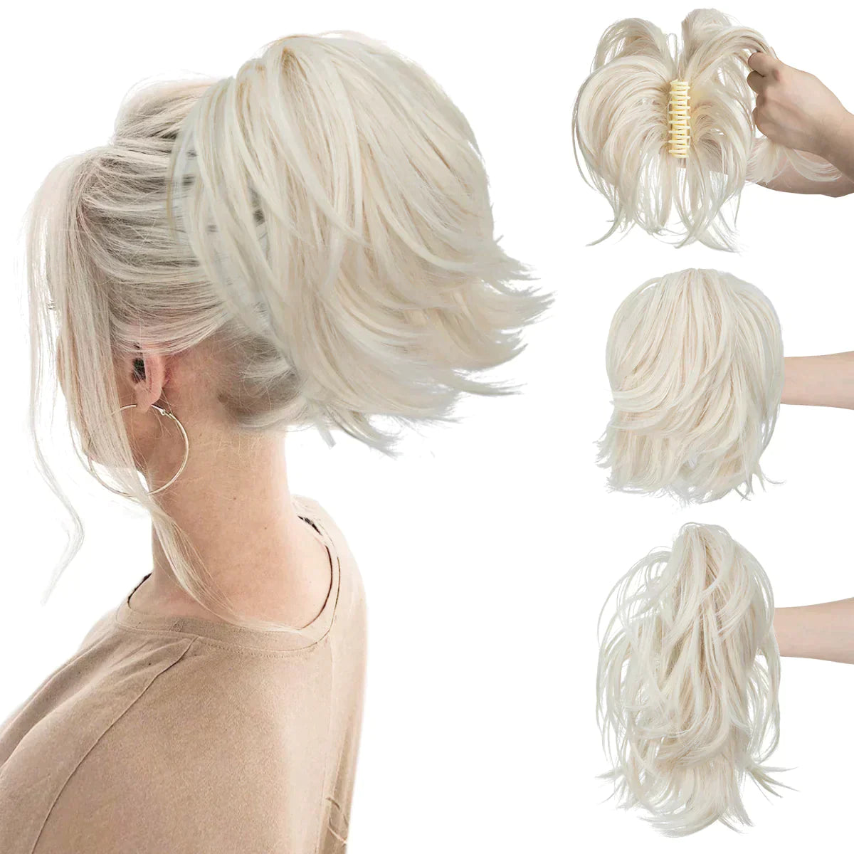 🥳Anul Nou de vânzare 40% off💖Stylable Ponytail Headpiece coadă de cal