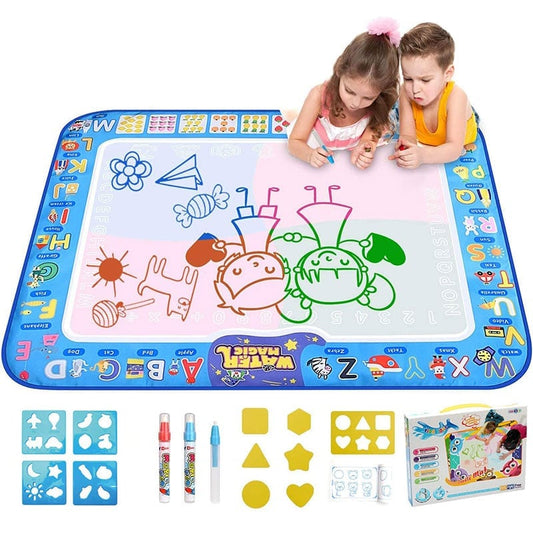 🎄Vânzare de iarnă 40% off🎁Water Doodle Mat ,Aqua Painting Drawing Mat Mess Free Learning Toy Mat