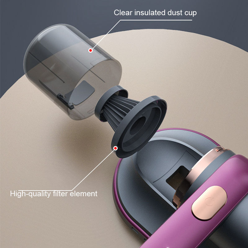 【Elimină rapid acarienii】UV Cordless Mite Remover