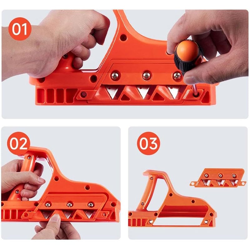 ✨ Instrumente practice 🔰 Gips-carton Edge Chamfer Instrumentul de mână pentru prelucrarea lemnului