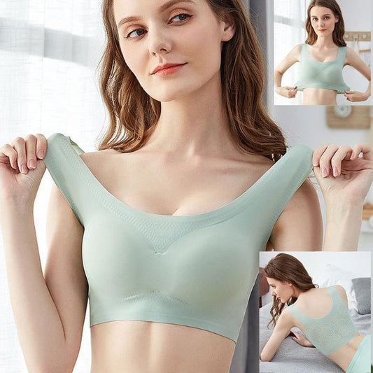 🔥Noua promoție 40% off💖Ultra-Thin Plus Dimensiune Ice Silk Comfort Bra