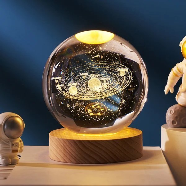 🔥Vânzare de iarnă 40% off🌌Ornament cu glob de cristal 3D