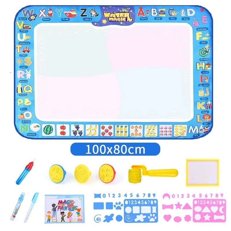 🎄Vânzare de iarnă 40% off🎁Water Doodle Mat ,Aqua Painting Drawing Mat Mess Free Learning Toy Mat