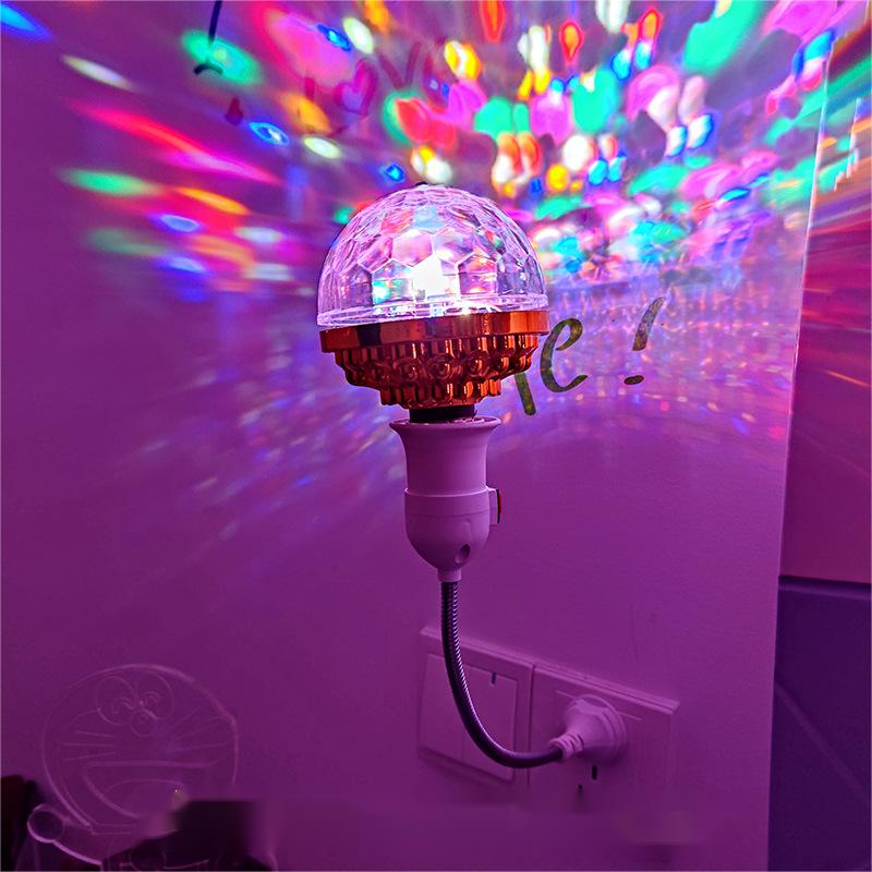 🔥Anul Nou de vânzare 40% off🌈Colorat rotativ rotativ rotativ Disco Ball Light