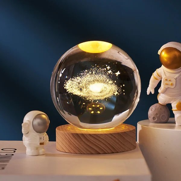 🔥Vânzare de iarnă 40% off🌌Ornament cu glob de cristal 3D