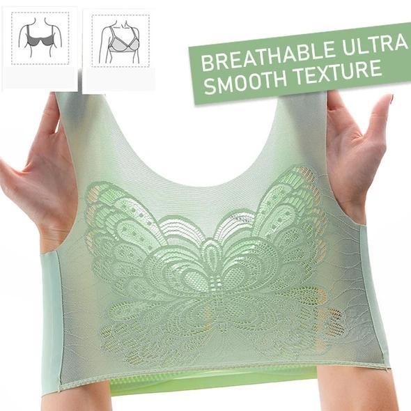 🔥Noua promoție 40% off💖Ultra-Thin Plus Dimensiune Ice Silk Comfort Bra