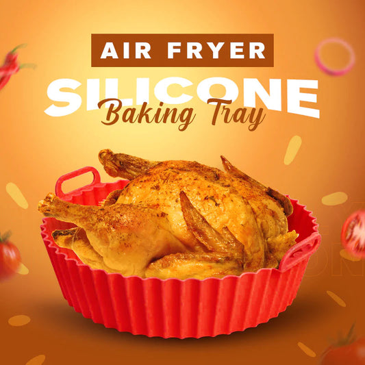 Tavă de coacere din silicon Air Fryer (100% silicon comestibil)