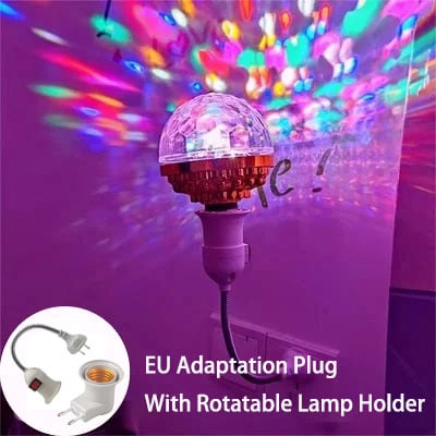 🔥Anul Nou de vânzare 40% off🌈Colorat rotativ rotativ rotativ Disco Ball Light