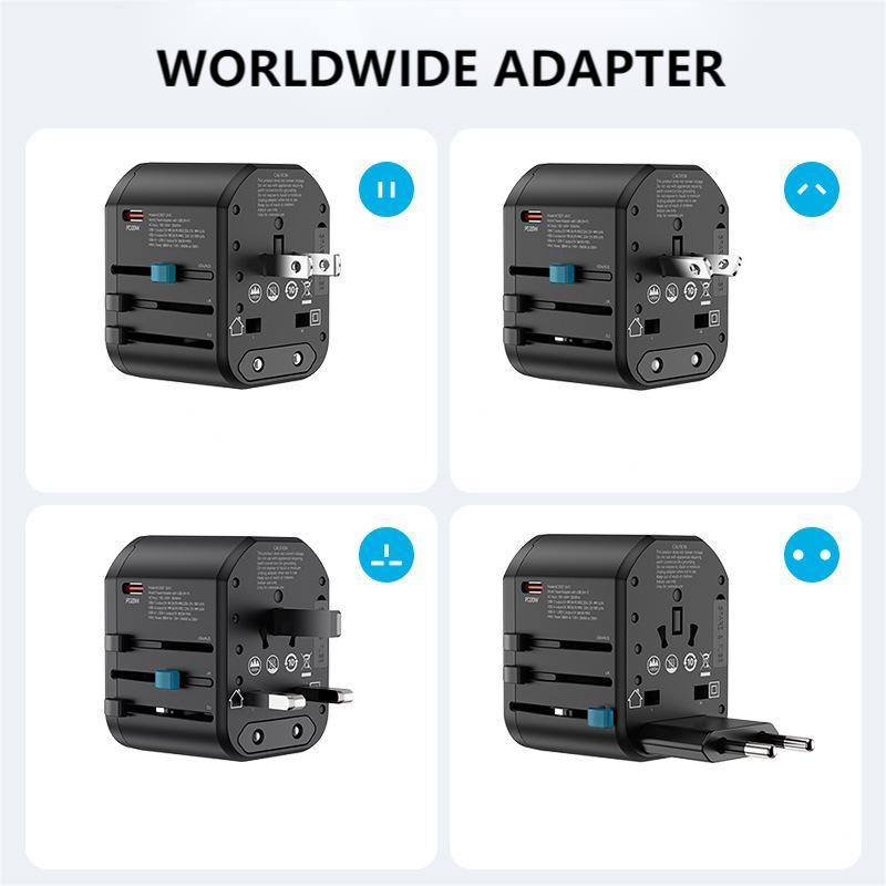 ⚡Adaptor universal de călătorie globală